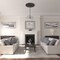 Ekena Millwork Melonie Ceiling Medallion (Fits Canopies up to 6 1/4"), Hnd-Painted Black Pearl, 36 1/4"OD x 1 7/8"P CM36MEBPS - alternate 3